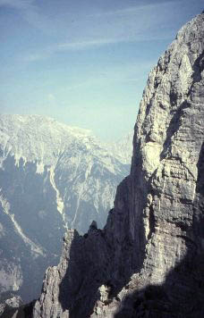 Blick zur Ödsteinkarturm-Westwand